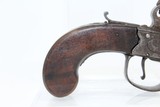 “P. BOND” Marked Antique FLINTLOCK Pocket Pistol - 9 of 11