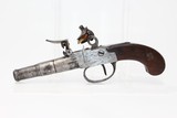 NAPOLEONIC Era Antique FRENCH FLINTLOCK Pistol - 5 of 8