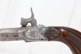 Engraved FRENCH Antique POCKET or Muff PISTOL - 11 of 12