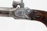 Engraved FRENCH Antique POCKET or Muff PISTOL - 8 of 12
