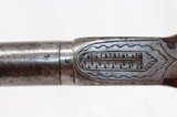 Engraved EUROPEAN Antique POCKET or Muff PISTOL - 5 of 10