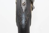 FRENCH Brass “CANNON BARREL” Flintlock Pistol - 5 of 9