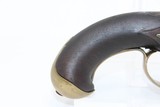 FRENCH Brass “CANNON BARREL” Flintlock Pistol - 2 of 9