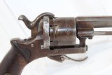 BELGIAN Proofed Antique 7.65mm PINFIRE Revolver - 14 of 15