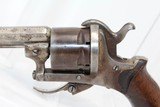 BELGIAN Proofed Antique 7.65mm PINFIRE Revolver - 3 of 15