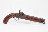LARGE Antique BRITISH Colonial HORSE Pistol - 1 of 14