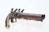 FRENCH 18th Century SxS FLINTLOCK Horse Pistol - 1 of 13