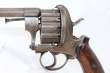 12-SHOT Antique PINFIRE Revolver by Dumoulin Freres - 14 of 15