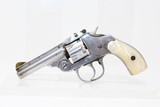 NICKEL & PEARL IVER JOHNSON Revolver in 32 S&W - 1 of 12