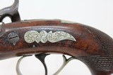 Antique Henry DERINGER c. 1850s PERCUSSION Pistol - 9 of 16