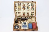 Cased GAMBLER’S SET With MOORE’S Patent REVOLVER - 1 of 20