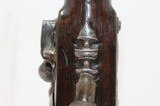 Antique FRENCH “CANNON BARREL” Flintlock Pistol - 5 of 11
