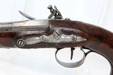 Antique FRENCH “CANNON BARREL” Flintlock Pistol - 10 of 11