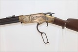 Engraved NEW HAVEN ARMS HENRY Lever Action Rifle - 6 of 22