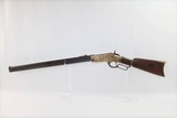 Engraved NEW HAVEN ARMS HENRY Lever Action Rifle - 1 of 22