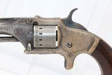 ENGRAVED Antique MANHATTAN .22 Revolver - 3 of 16