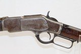 Antique WINCHESTER 1873 Lever Rifle In .32 WCF - 4 of 20