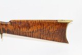 Handsome TIGER MAPLE Stocked, Engraved LONG RIFLE - 12 of 15