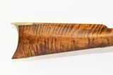 Handsome TIGER MAPLE Stocked, Engraved LONG RIFLE - 3 of 15