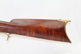 Antique BACK ACTION Half-Stock .34 Cal. LONG RIFLE - 10 of 13