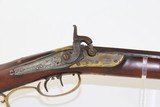 Antique BACK ACTION Half-Stock .34 Cal. LONG RIFLE - 4 of 13