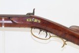 Antique BACK ACTION Half-Stock .34 Cal. LONG RIFLE - 11 of 13