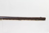 Antique BACK ACTION Half-Stock .34 Cal. LONG RIFLE - 6 of 13
