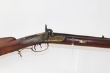 Antique BACK ACTION Half-Stock .34 Cal. LONG RIFLE - 1 of 13