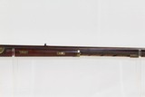 Antique BACK ACTION Half-Stock .34 Cal. LONG RIFLE - 5 of 13