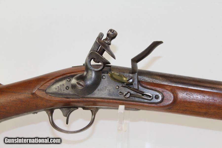 SIMEON NORTH Flintlock COMMON RIFLE US Model 1817