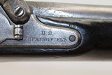 US SPRINGFIELD 1855 Maynard Pistol-Carbine w/STOCK - 7 of 15