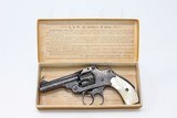 FINELY ENGRAVED, Boxed S&W 32 Hammerless Revolver - 1 of 16