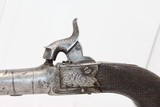 ENGRAVED Antique ENGLISH Boxlock Percussion Pistol - 10 of 11