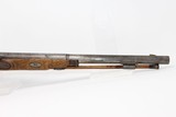 LONG Barreled, Large Bored ANTIQUE Percussion Pistol - 4 of 11