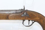 LONG Barreled, Large Bored ANTIQUE Percussion Pistol - 10 of 11