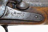 LONG Barreled, Large Bored ANTIQUE Percussion Pistol - 7 of 11