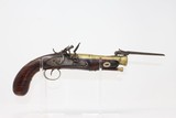RYAN Irish Flintlock BLUNDERBUSS Pistol w BAYONET - 5 of 14