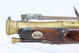 RYAN Irish Flintlock BLUNDERBUSS Pistol w BAYONET - 14 of 14