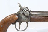 Interesting Single Shot German Proofed Percussion Pistol - 9 of 10
