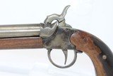 Interesting Single Shot German Proofed Percussion Pistol - 3 of 10