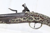 GORGEOUS, Mediterranean Antique FLINTLOCK Belt Pistol - 14 of 16