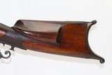 SWISS Antique MÜLLER Schuetzen Rifle w Palm Rest - 13 of 16