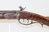 ANTIQUE Percussion AMERICAN LONG RIFLE - 13 of 15