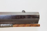 Antique Heavy Barreled Half Stock Percussion Rifle - 7 of 15