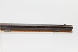 Antique Heavy Barreled Half Stock Percussion Rifle - 6 of 15