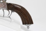 Engraved Belgian DOUBLE BARREL SxS .380 Pistol - 2 of 14