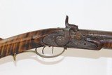 Antique FULL-STOCK Long RIFLE with PRIMITIVE EAGLE - 4 of 16