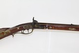 GORGEOUS Antique PENNSYLVANIA Half Stock Long Rifle - 1 of 23