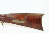 GORGEOUS Antique PENNSYLVANIA Half Stock Long Rifle - 20 of 23