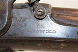 Unique Conversion of SPRINGFIELD Trapdoor Rifle To a .45 Caliber Muzzle-Loader - 9 of 16